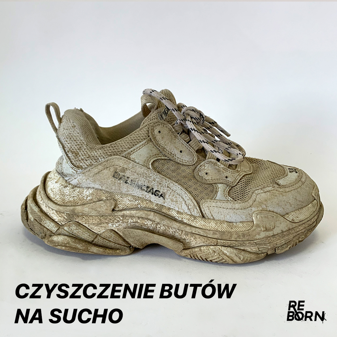 czyszczenie butow na sucho